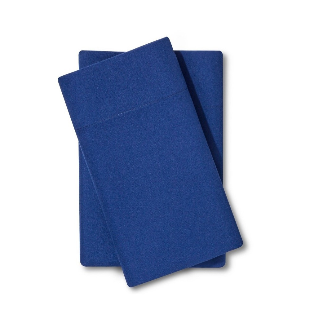 Room Essentials King Microfiber Pillowcase Set blue 170 TC Polyester 2pc